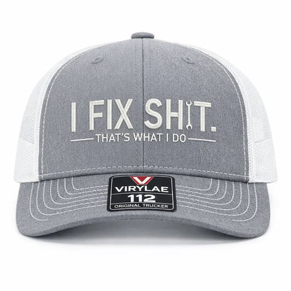 🛠️ LAST CHANCE: 49 % RABATT – „I Fix Shit“-Trucker-Cap – Lustige Mechaniker- & Handwerker-Kappe