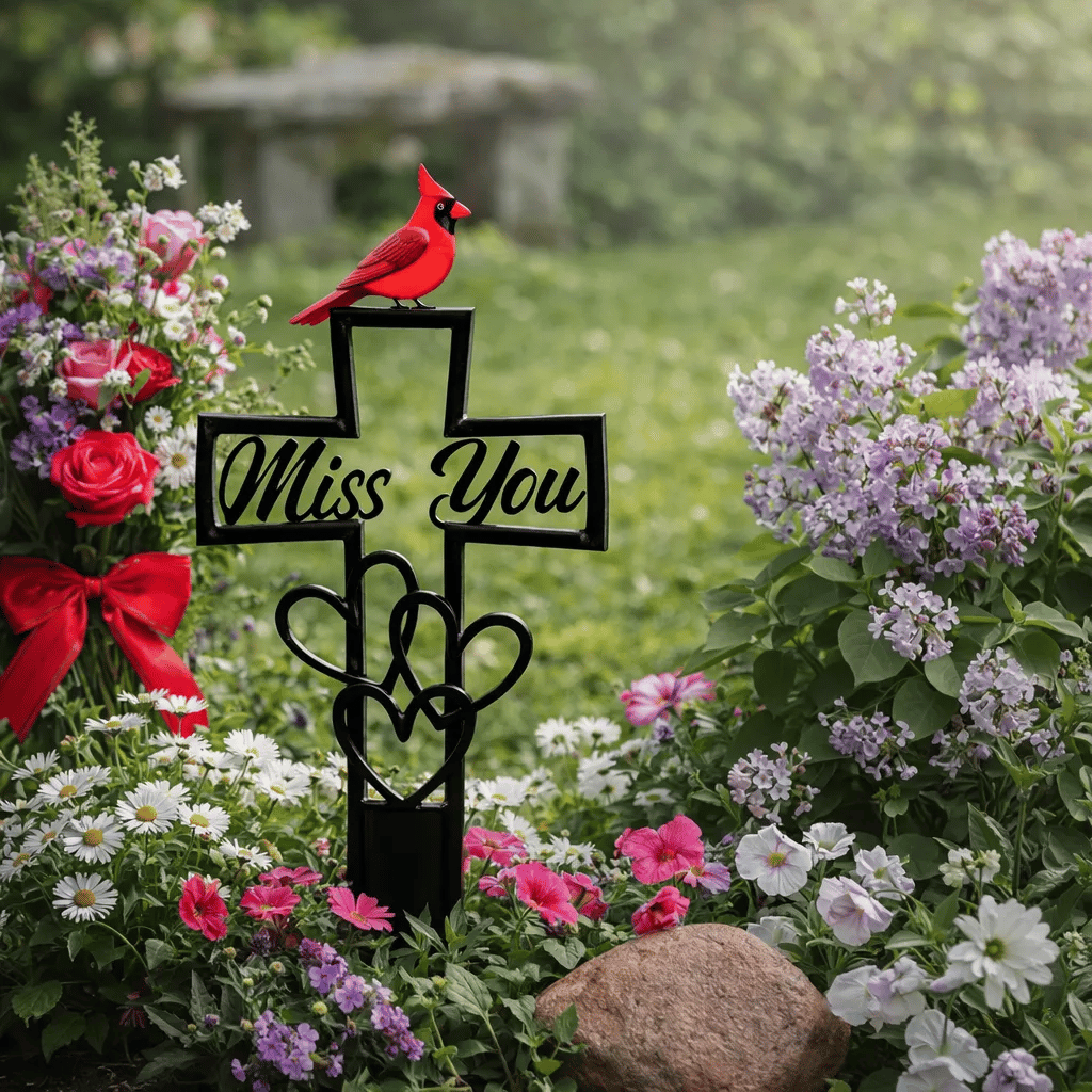 🐦LETZTER TAG DES SONDERVERKAUFS –💖Gedenktafel aus Metall für den Friedhof zum Gedenken✝️