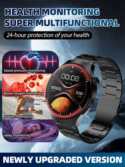 🔥【24-Stunden-Gesundheitscheck】Steel Band Watch4 Pro⌚Mount Sinai Hospital Arzt empfohlen