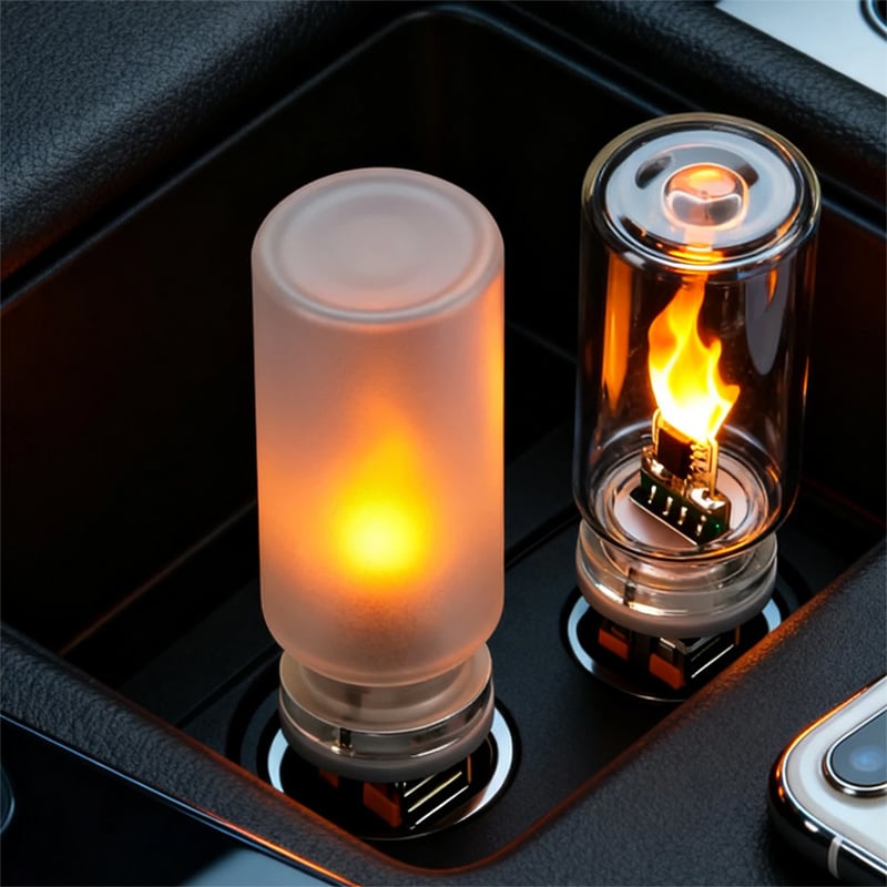 🔥USB-Lampe mit realistischer Flamme