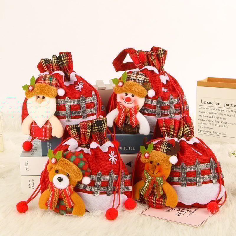 Puppentaschen für Weihnachtsgeschenke