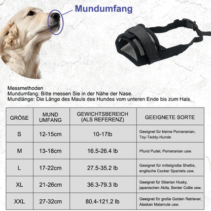 🐾 Hundemaulkorb – Sicher, Bequem & Atmungsaktiv