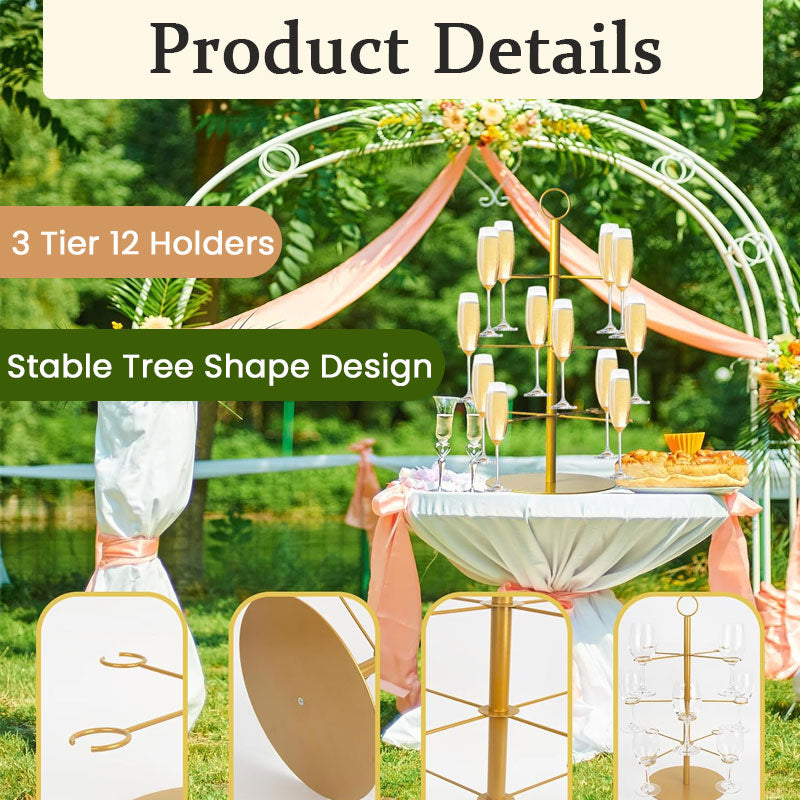 🎉 Mehrstöckiger Weihnachtsständer – perfekt für Desserts und Dekorationen