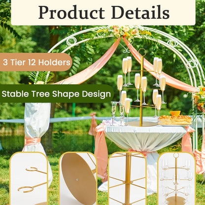 🎉 Mehrstöckiger Weihnachtsständer – perfekt für Desserts und Dekorationen