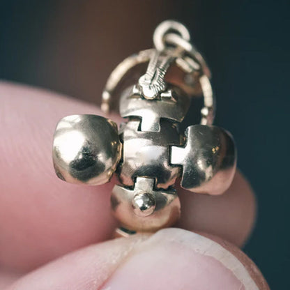 Mini-Freimaurer-Transformationskugel-Anhänger