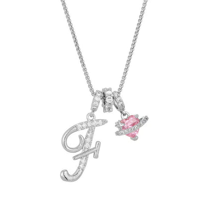 💖Letzter Tag 50 % Rabatt✨3-lagige Anhänger-Halsketten mit Initialen A-Z