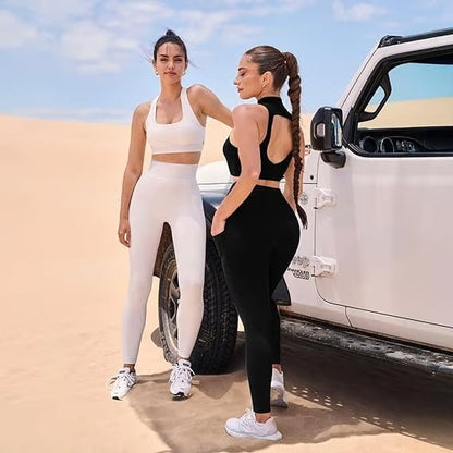 🎁Letzter Tag: 49 % Rabatt!🔥Hochgeschnittene Leggings mit Bauchkontrolle und Figurformung für Workouts