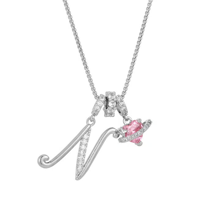 💖Letzter Tag 50 % Rabatt✨3-lagige Anhänger-Halsketten mit Initialen A-Z