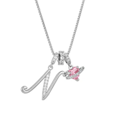 💖Letzter Tag 50 % Rabatt✨3-lagige Anhänger-Halsketten mit Initialen A-Z