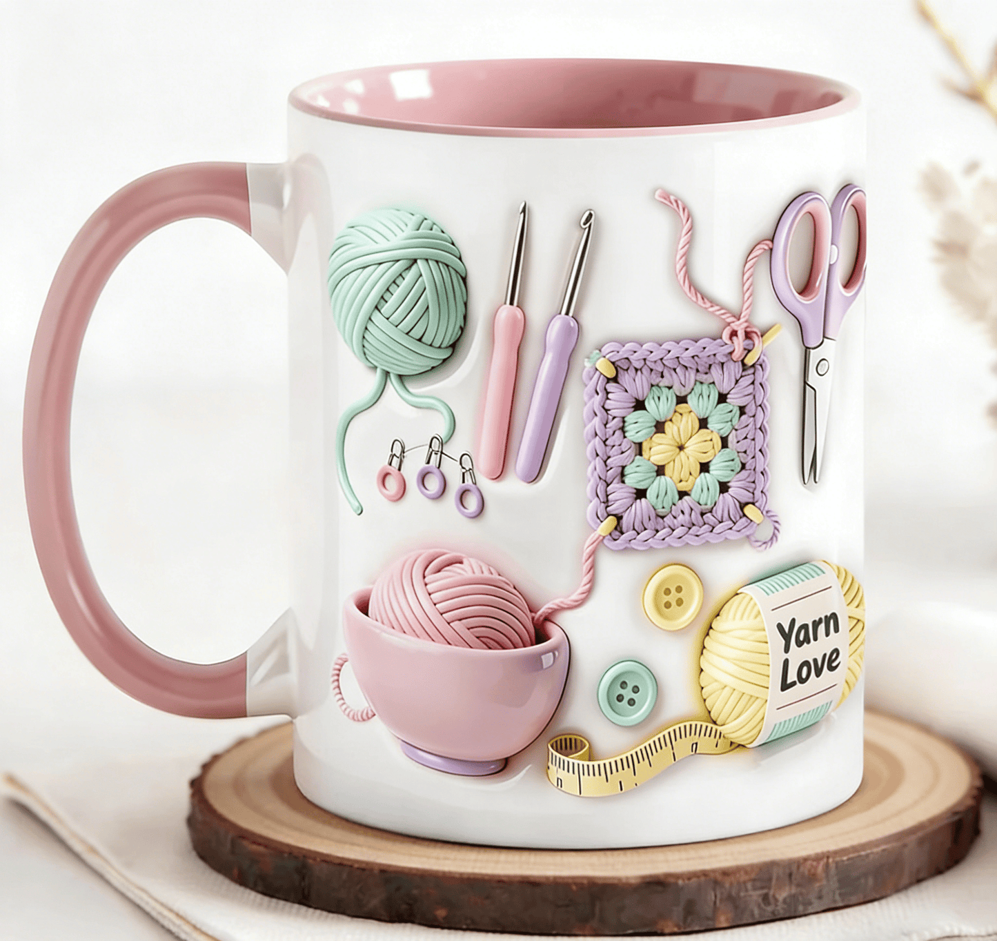 💥Letzter Tag mit 50 % Rabatt!!🏆Blitzverkauf⚡ Über 50.000 verkauft! Fast ausverkauft💥„Yarn Love“-Tasse, ein Geschenk für Handarbeitsbegeisterte und kreative Köpfe