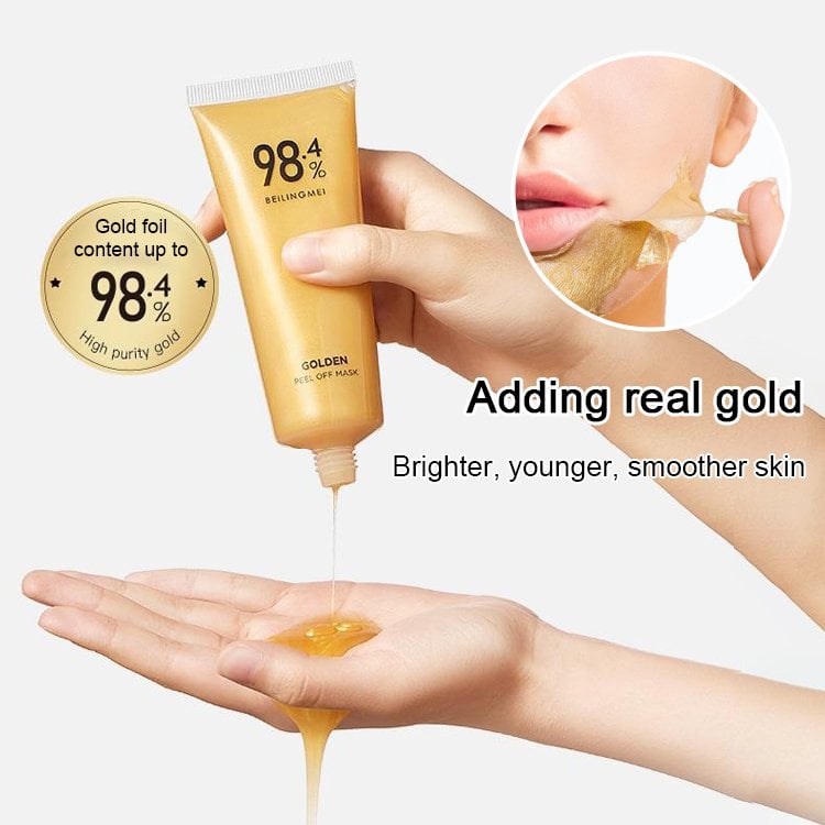 49 % RABATT🔥 – Goldfolien-Peel-Off-Maske