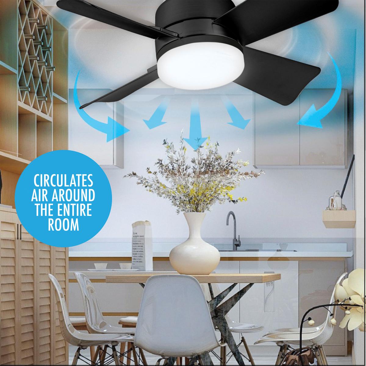 ⏳SOMMER-SCHLUSSVERKAUF 60 % RABATT🔥40-W-LED-Deckenventilator mit Beleuchtung – 20,5 Zoll, extrem leise, mit Fernbedienung 🎯 | E27 + KOSTENLOSER B22-Adapter 🔌 | Für Schlafzimmer 😴, Küche 👩‍🍳 und Garage 🛠️