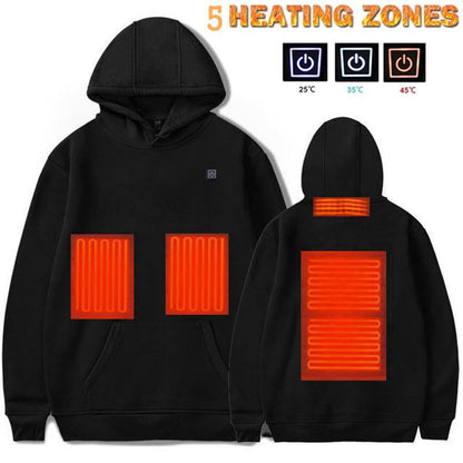 🧥🔥 USB Beheizter Hoodie – Wärme trifft Stil! ❄️✨