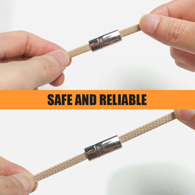 Magnetische Schnürsenkelschnalle aus Metall