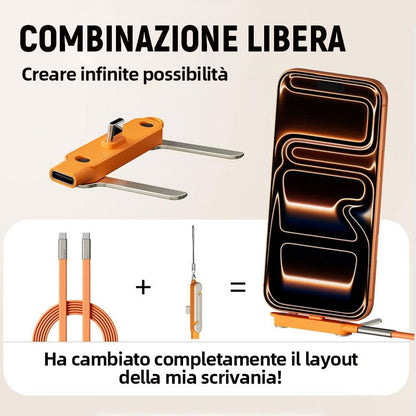 Der ultimative 240-W-Hybrid-Adapter „Power-Stand“ ⚡: die All-in-One-Lösung für Schnellladen und Bildschirmdarstellung