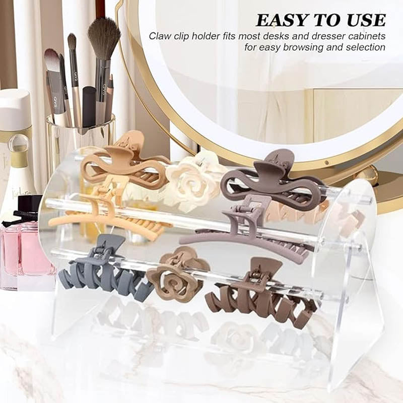 Aufbewahrungsregal aus Acryl für Haaraccessoires