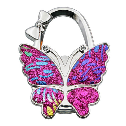 Butterfly Faltbarer Handtaschenhaken – Stilvoller, tragbarer, rutschfester Taschenhaken