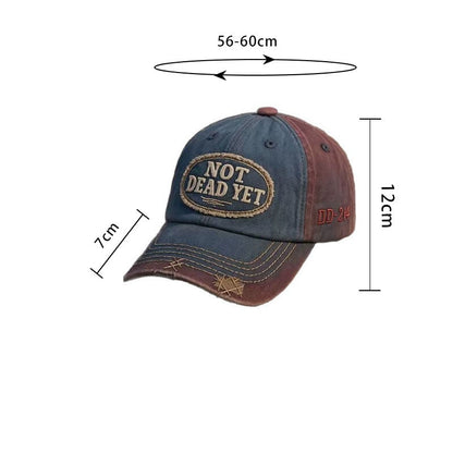 NOT DEAD YET – Vintage gewaschene Baseballkapp