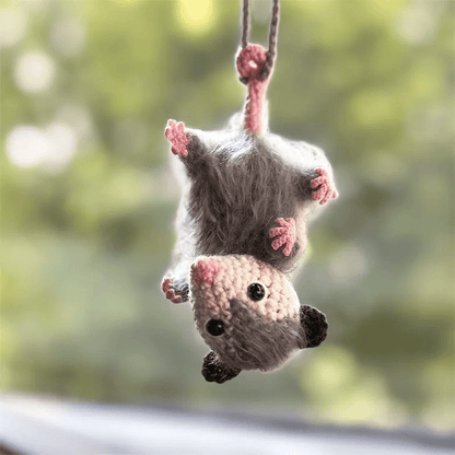 🔥 LETZTER TAG 49 % RABATT – Possum-Autoanhänger (100 % handgestrickt