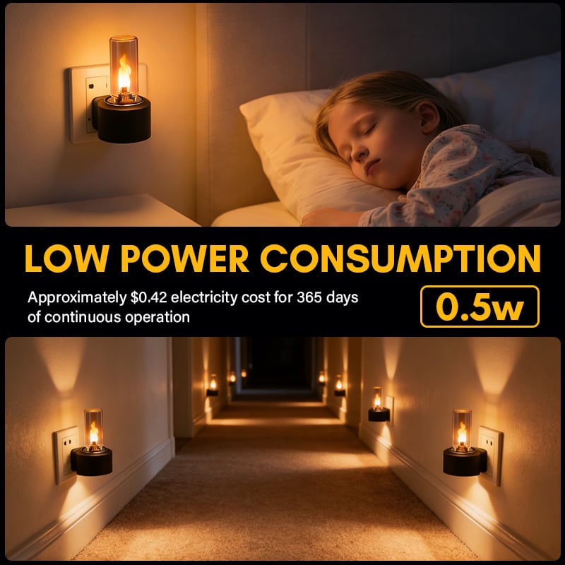 🔥USB-Lampe mit realistischer Flamme