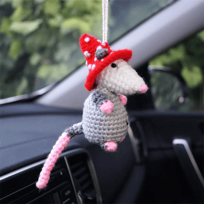 🔥 LETZTER TAG 49 % RABATT – Possum-Autoanhänger (100 % handgestrickt