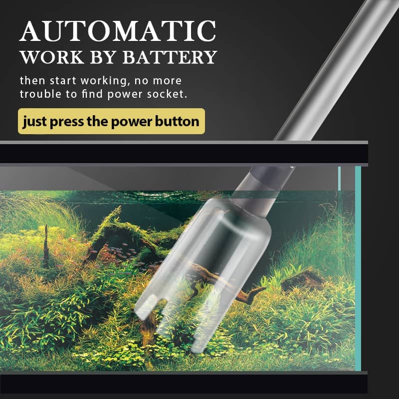 🔥Zeitlich begrenzt: 50 % Rabatt🔥 Elektrischer Aquarien-Kiesreiniger