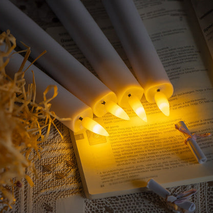 🎄 Weihnachts-Special 🔥 6 Stück unbeleuchtete LED-Fensterkerzen
