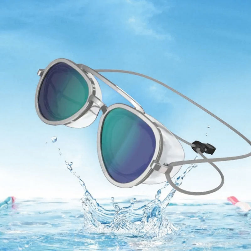 🌊 180° Panorama Anti-Beschlag Schwimmbrille für Erwachsene – Auslaufsicher, Weitwinkel-Sicht, Komfort-Silikon, Schwimmbrille für Training, Pool & Freizeit