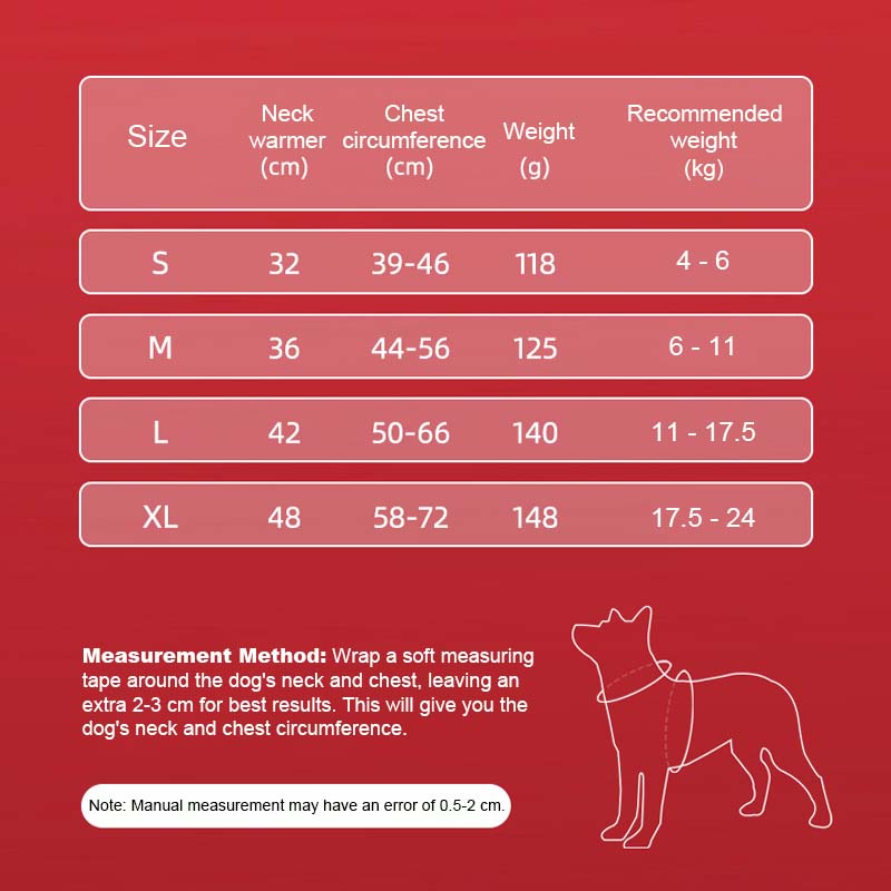 Hundegeschirr + kostenloses Band 1,5 m x 1,0