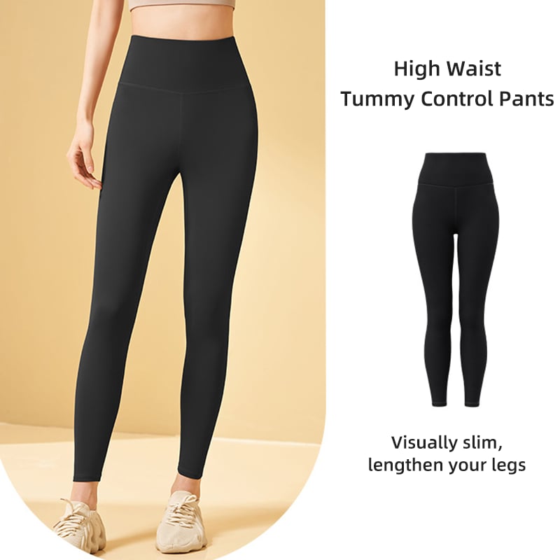🎁Letzter Tag: 49 % Rabatt!🔥Hochgeschnittene Leggings mit Bauchkontrolle und Figurformung für Workouts