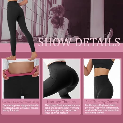 🎁Letzter Tag: 49 % Rabatt!🔥Hochgeschnittene Leggings mit Bauchkontrolle und Figurformung für Workouts