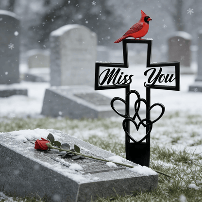 🐦LETZTER TAG DES SONDERVERKAUFS –💖Gedenktafel aus Metall für den Friedhof zum Gedenken✝️