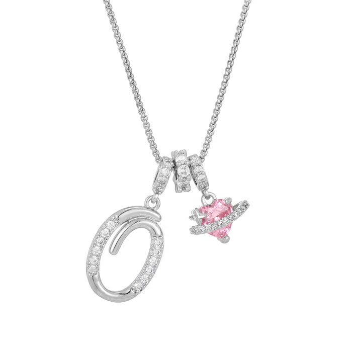 💖Letzter Tag 50 % Rabatt✨3-lagige Anhänger-Halsketten mit Initialen A-Z