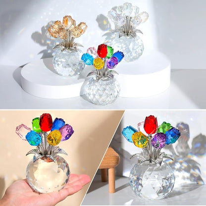 🌈✨ Kristallblumen-Prisma-Vase ✨