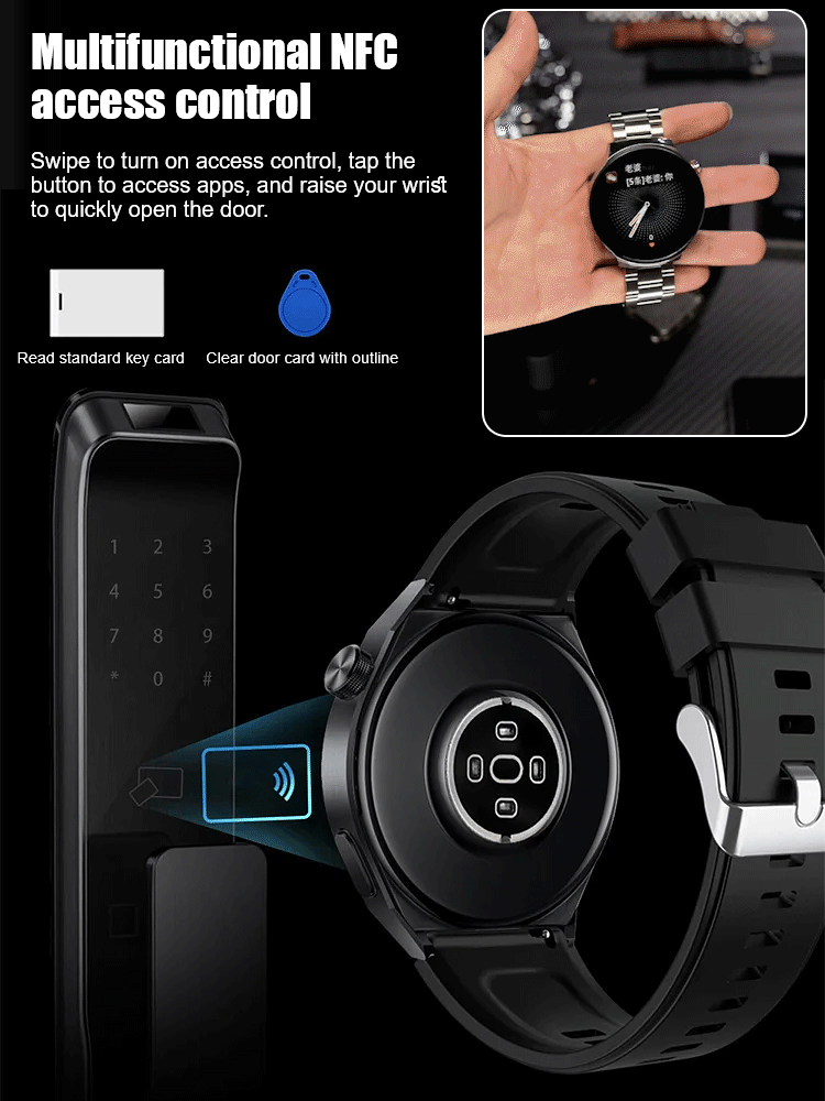 🔥【24-Stunden-Gesundheitscheck】Steel Band Watch4 Pro⌚Mount Sinai Hospital Arzt empfohlen