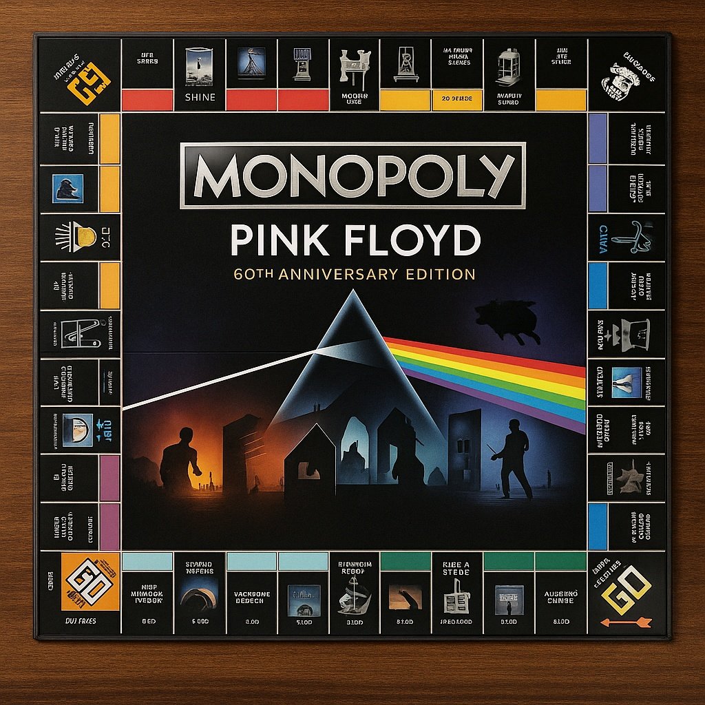 MONOPOLY: Pink Floyd 60-jähriges Jubiläum Editio