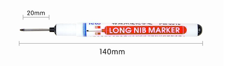 🔥Tieflochmarkierer mit langem Kopf/Long tip deep hole marker pen