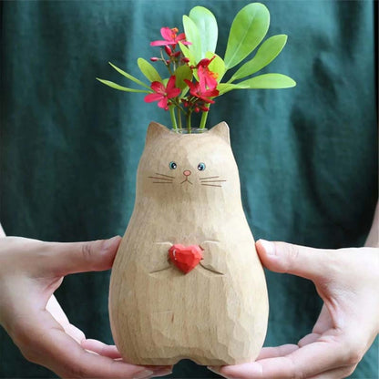 Chonky Cat Vase mit Her