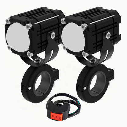 LED Devil Eye Zusatzscheinwerfer Für Motorrad Mit Fern- Und Abblendlicht