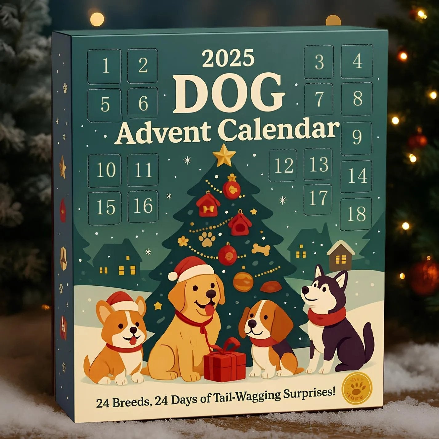 🔥Letzter Tag 49 % RABATT - Hunde-Adventskalender 2025🎄