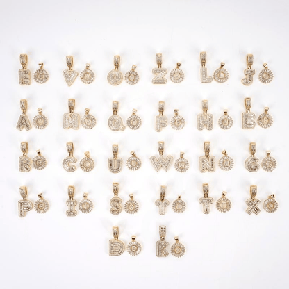 🎁Neujahrsverkauf 50 % Rabatt💖2er-Pack – Anhänger-Halsketten mit Initiale