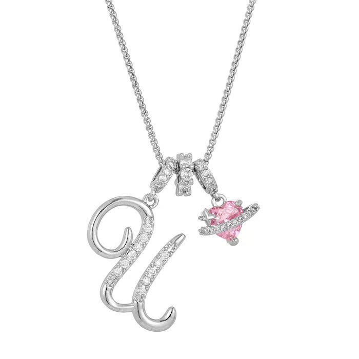 💖Letzter Tag 50 % Rabatt✨3-lagige Anhänger-Halsketten mit Initialen A-Z