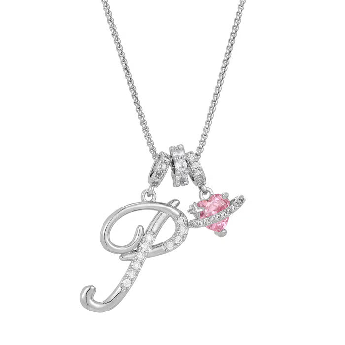 💖Letzter Tag 50 % Rabatt✨3-lagige Anhänger-Halsketten mit Initialen A-Z