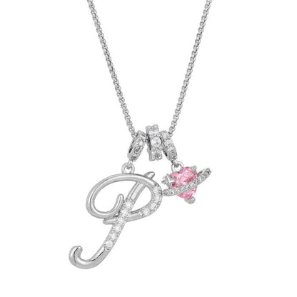💖Letzter Tag 50 % Rabatt✨3-lagige Anhänger-Halsketten mit Initialen A-Z
