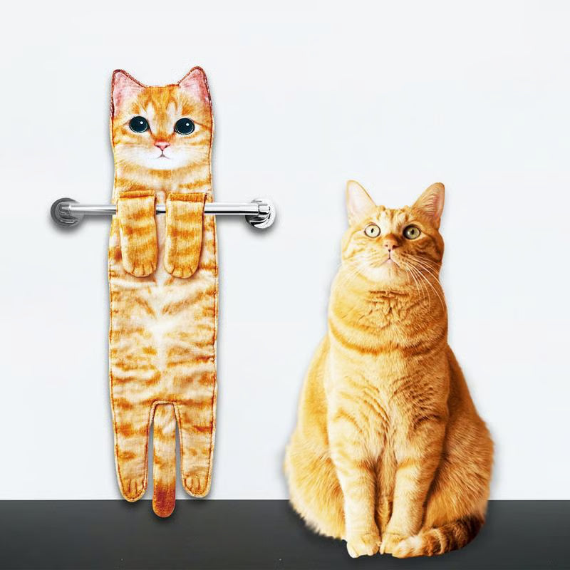 ✨😺Niedliches Katzenhandtuch🐾