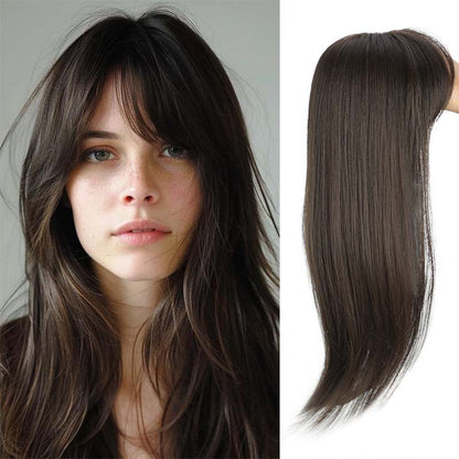 Makelloses, langgestuftes Haarteil für Damen – natürliches Volumen, ultradünne Basis, sofortiger Chic, jugendlicher Look
