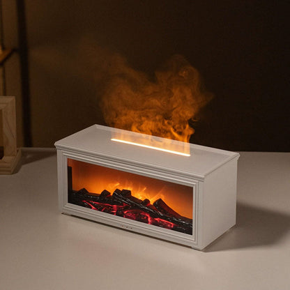 Luftbefeuchter mit Vintage-Kamin