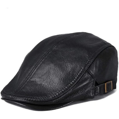 Zeitlos klassischer Stil Luxuriös weiche Lederkappe