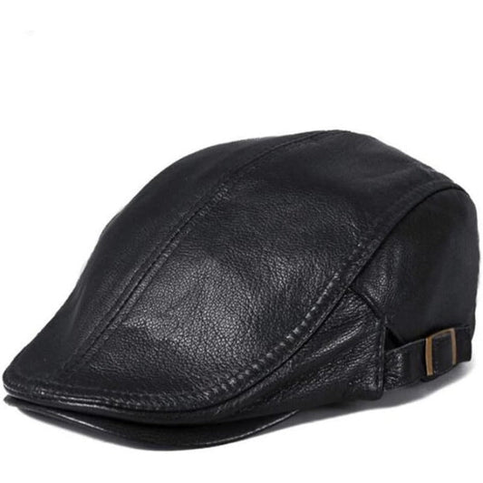Zeitlos klassischer Stil Luxuriös weiche Lederkappe