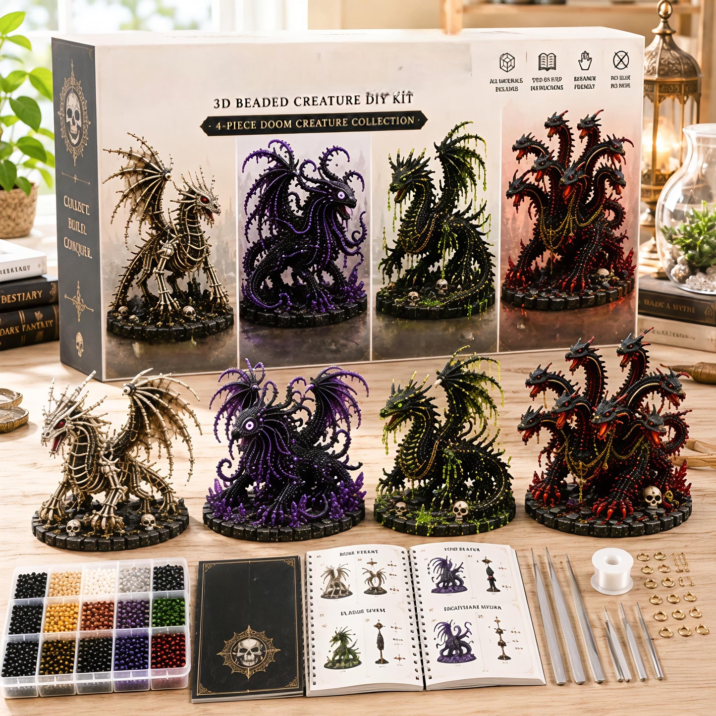 3D-Perlen-DIY-Kollektion: Tiere & Fabelwesen